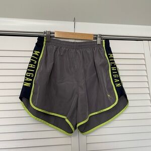PINK Victoria's Secret Michigan Athletic Shorts
